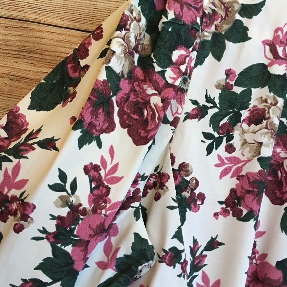 VINTAGE ATJ II FLORAL MIDI DRESS - Picture 11 of 13